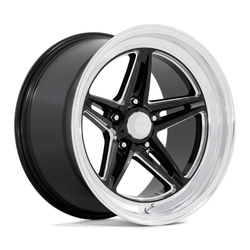 18X10 American Racing Vintage VN514 Groove Black 5X127 5X5 ET0 Wheel Rim