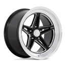 18X10 American Racing Vintage VN514 Groove Black 5X127 5X5 ET0 Wheel Rim-2