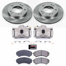 PowerStop OE Stock Replacement Low-Dust Ceramic Brake Pad, Rotor and Caliper Kit