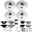 PowerStop Genuine Geomet Coated Rotor and Carbon-Fiber Ceramic Brake Pad Kit