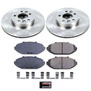 PowerStop OE Stock Replacement Low-Dust Ceramic Brake Pad and Rotor Kit