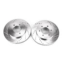 PowerStop Evolution Drilled Slotted Rotors Pair Front For Ford F-150