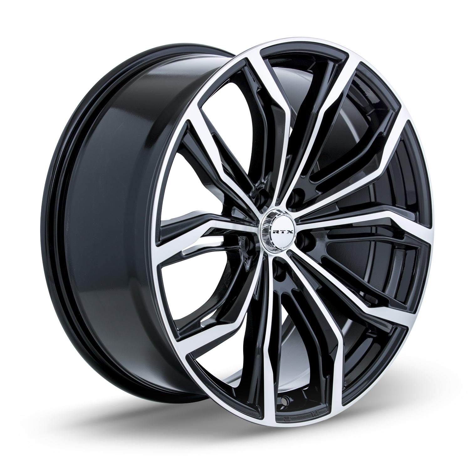 18x8 RTX Black Widow Black Machined 5x114.3 ET42 wheel/rim