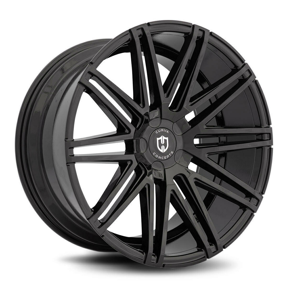 22x10.5 Curva C48 Gloss Black 5x130 ET45 wheel/rim