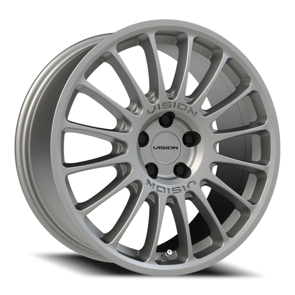 17x8 Vision 477 Monaco Graphite 5x114.3 5x4.5 ET38 Wheel Rim
