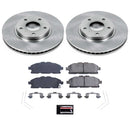 PowerStop OE Stock Replacement Low-Dust Ceramic Brake Pad and Rotor Kit