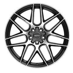 20X8.5 Motiv 435MB Foil Gloss Black Machined Face 5x115/120 ET20 wheel/rim