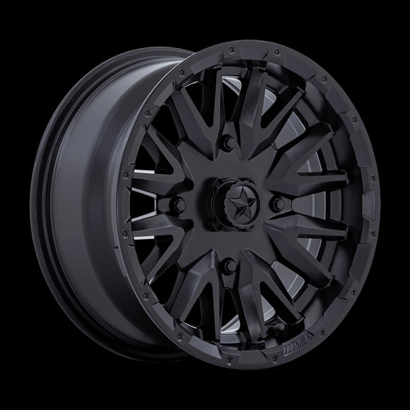 15X7 Msa Offroad Wheels M49 Creed Matte Black 4X110 ET10 Wheel Rim