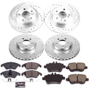 PowerStop Z23 Daily Driver Carbon-Fiber Ceramic Brake Pad and Drilled & Slotted
