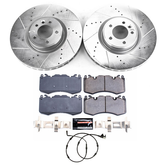 PowerStop Z23 Daily Driver Carbon-Fiber Ceramic Brake Pad and Drilled & Slotted