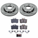 PowerStop OE Stock Replacement Low-Dust Ceramic Brake Pad and Rotor Kit