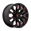 20x9 Fuel Off-Road D823 Flame Gloss Black Milled with Candy Red 6x135 ET20 Wheel