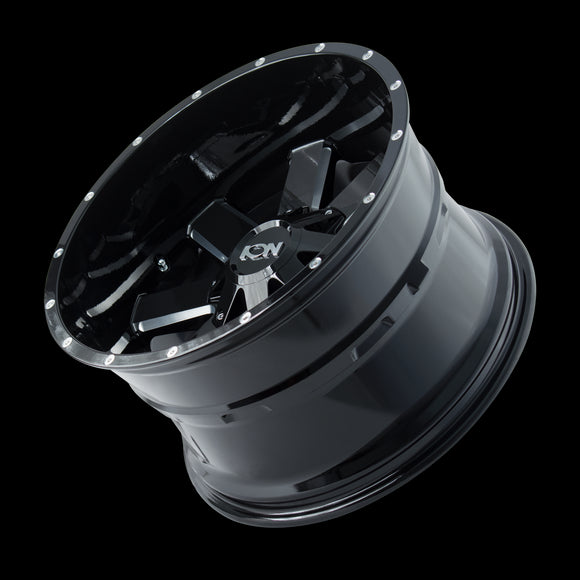 18x9 ION 141 Gloss Black Milled 6x135/139.7 ET0 wheel/rim