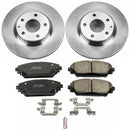 PowerStop OE Stock Replacement Low-Dust Ceramic Brake Pad and Rotor Kit