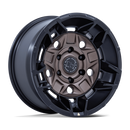 17X8.5 Black Rhino BR028 Guard Burnt Bronze Matte Black Lip 5X127 ET0 Wheel Rim