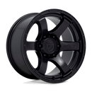 17X9 Fuel D766 RUSH Satin Black 6X139.7 ET-12 wheel/rim