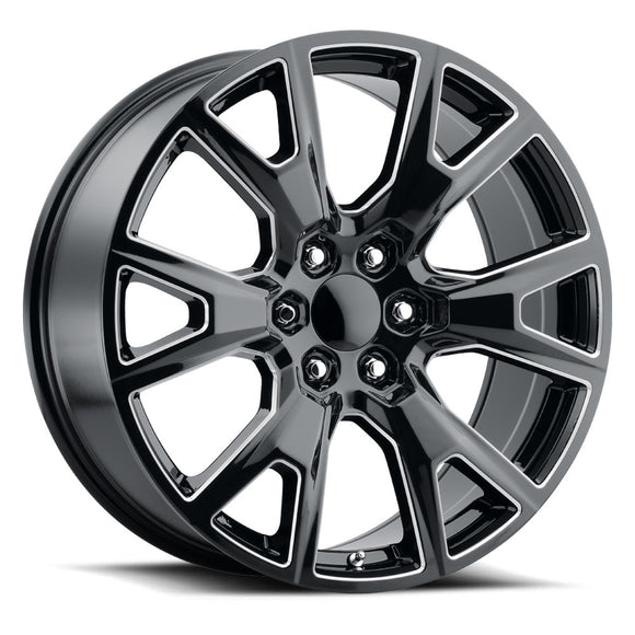 22x9 Replica CHSEZ Gloss Black Milled 6x139.7 ET31 wheel/rim