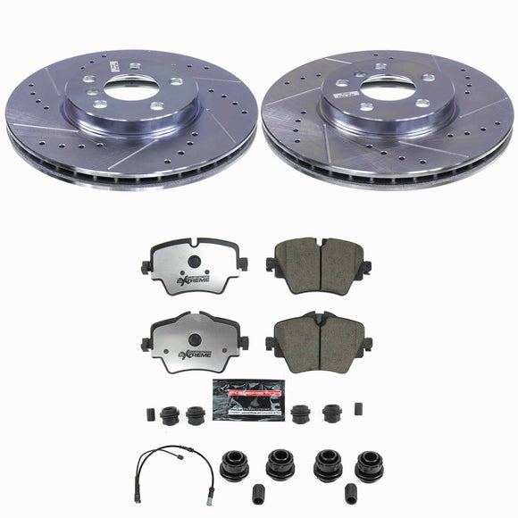 Z26 Street Performance Ceramic Brake Pad and Drilled & Slotted Rotor Kit