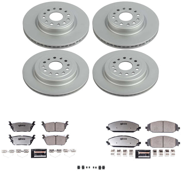 Z36 Truck & Tow Premium Carbon-Fiber Ceramic Brake Pad and Fully Coated Rotor Ki
