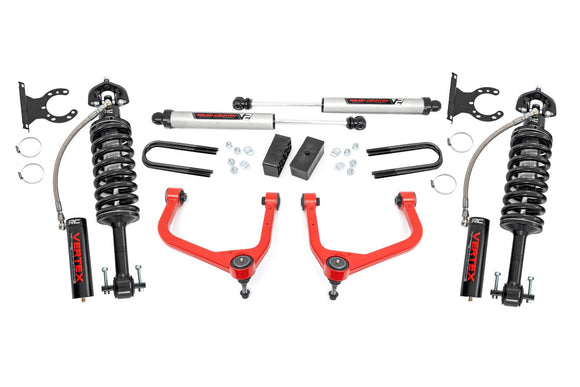 Rough Country Red 3.5 Inch Lift Kit for 19-24 GMC Sierra 1500