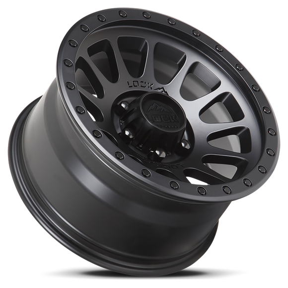 20x10 Lock Off-Road Yosemite Matte Black 6x139.7 6x5.5 ET-18 Wheel Rim