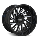 20x12 Cali Off-Road Purge Gloss Black Milled 6x135 ET-51 CB87.1 Wheel Rim