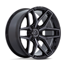 18x9 Fuel Off-Road Flux Black 6x139.7 ET1 CB106.1 Wheel Rim