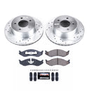 PowerStop Z23 Daily Driver Carbon-Fiber Ceramic Brake Pad and Drilled & Slotted