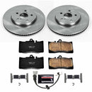 PowerStop OE Stock Replacement Low-Dust Ceramic Brake Pad and Rotor Kit