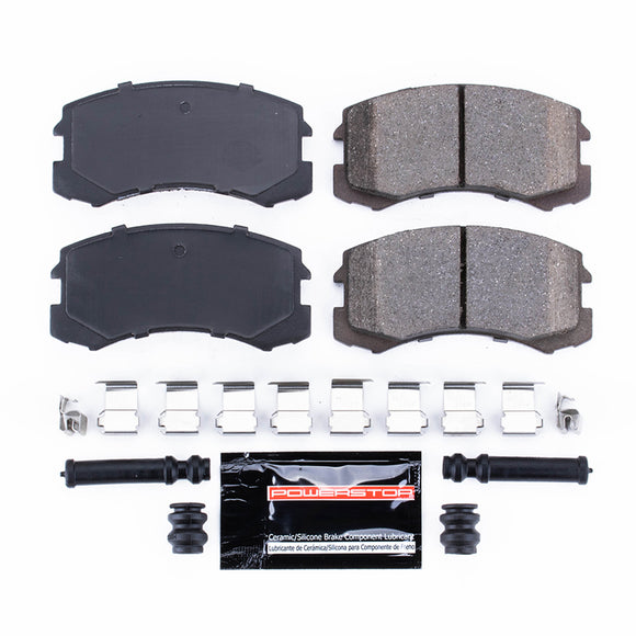 PowerStop Z23 Evolution Sport Carbon-Fiber Brake Pads With Hardware