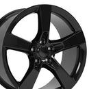 20" Replica Wheel CV11 Fits Chevrolet Camaro SS Rim 20x9 Black Wheel