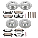 PowerStop Z36 Carbon-Fiber Ceramic Brake Pad with Drilled and Slotted Rotor Kit
