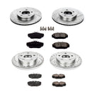 PowerStop Z23 Daily Driver Carbon-Fiber Ceramic Brake Pad and Drilled & Slotted