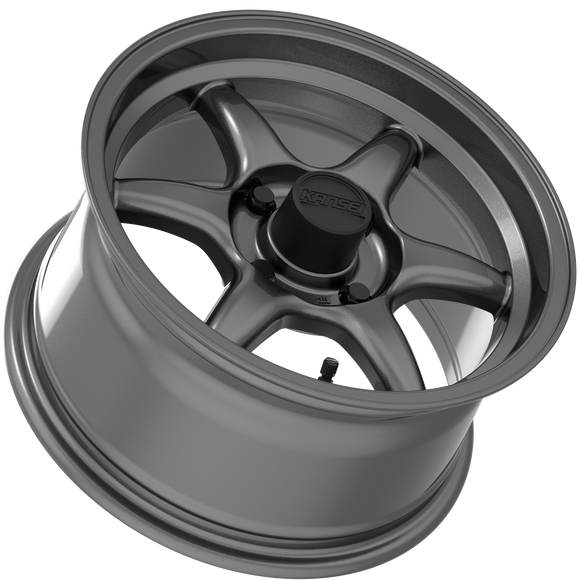 15x7 Kansei K11G Tandem Gloss Gunmetal 4x114.3 ET25 CB73.1 Wheel