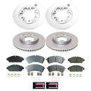 PowerStop Genuine Geomet Coated Rotor and Low-Dust Ceramic Brake Pad Kit