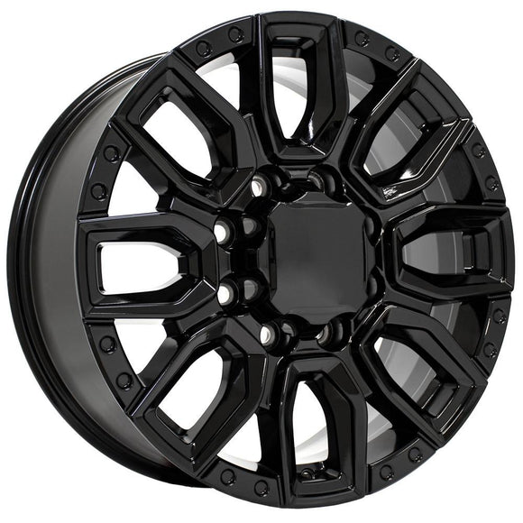 20" Replica CV97B fits GMC Sierra 2500/3500 20x8.5 Gloss Black