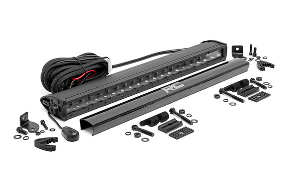 Rough Country Black Series LED Light Bar 20" Single Row