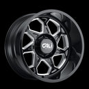 20X12 Cali Off-Road Sevenfold Black-Gloss Wheel/Rim 6x139.7 ET-51