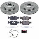 PowerStop OE Stock Replacement Low-Dust Ceramic Brake Pad and Rotor Kit
