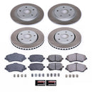 PowerStop Semi-Coated Rotor and Low-Dust Ceramic Brake Pad Kit