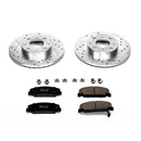 PowerStop Z23 Daily Driver Carbon-Fiber Ceramic Brake Pad and Drilled & Slotted