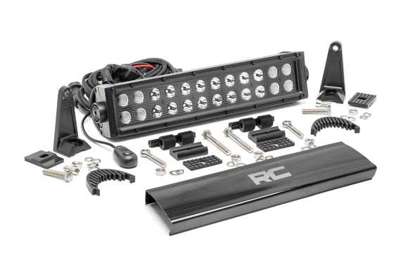 Rough Country Black Series LED Light 12" Dual Row