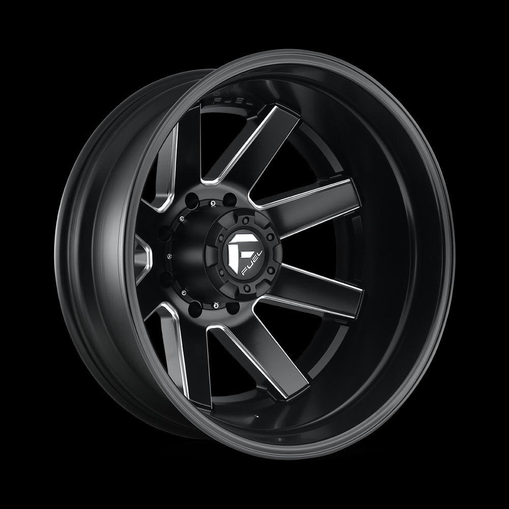 24X8.25 Fuel D538 Maverick Matte Black Milled 8X210 ET-246 wheel/rim