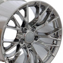 17" Replica Wheel CV22 Fits Chevrolet Corvette - C7 Z06 Rim 17x9.5 Chrome Wheel