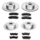 PowerStop Z23 Daily Driver Carbon-Fiber Ceramic Brake Pad and Drilled & Slotted