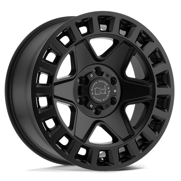 17X9 Black Rhino York Matte Black Wheel/Rim 6X139.7 ET-12 6-139.7 17-9