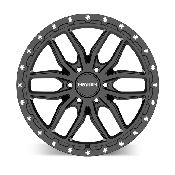 20x9 Mayhem Vector Gloss Black 6x139.7 ET18 CB106 Wheel Rim