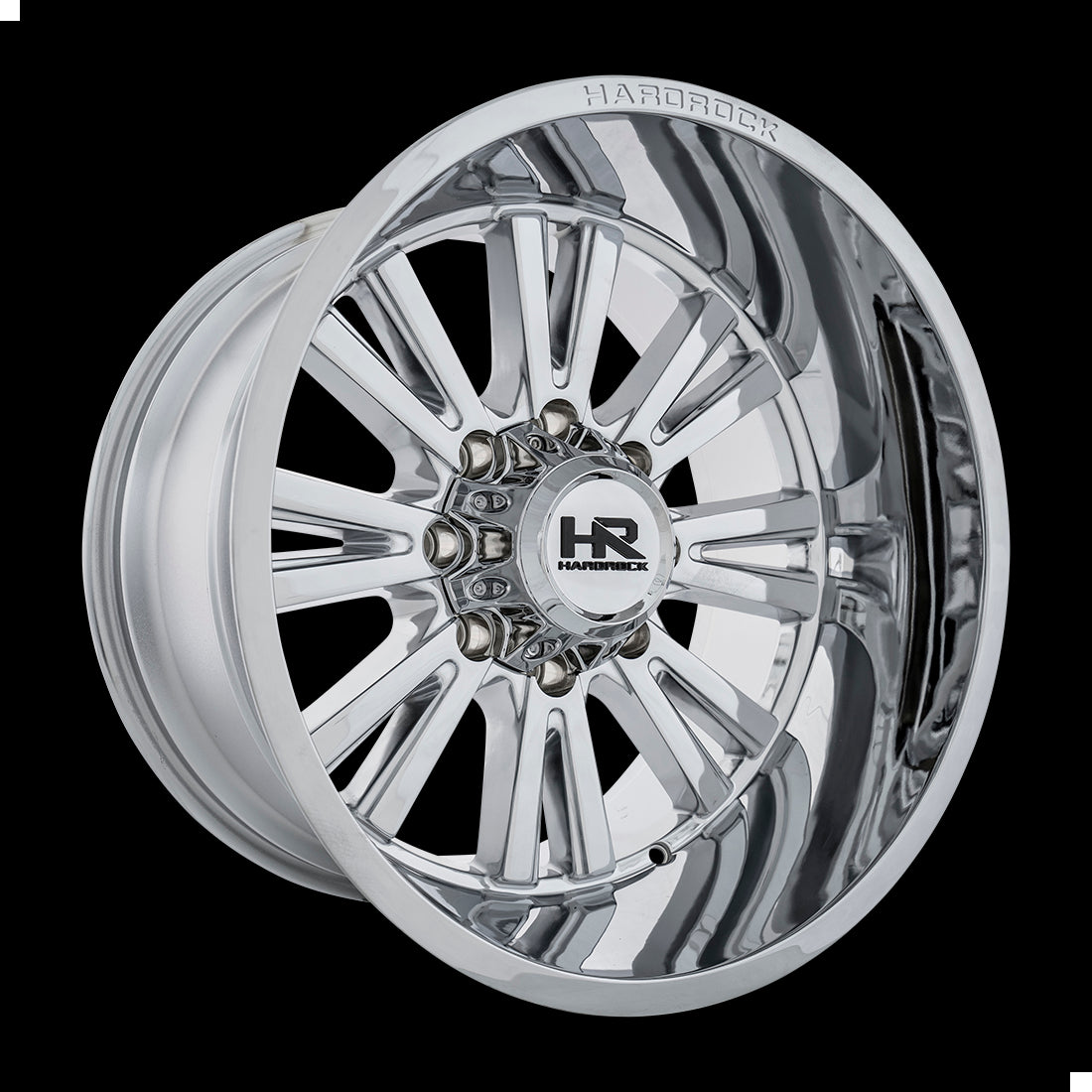 22x12 Hardrock Spine XPosed Chrome 6x135 ET-44 wheel/rim - 0