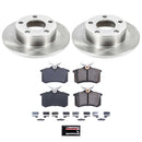 PowerStop OE Stock Replacement Low-Dust Ceramic Brake Pad and Rotor Kit