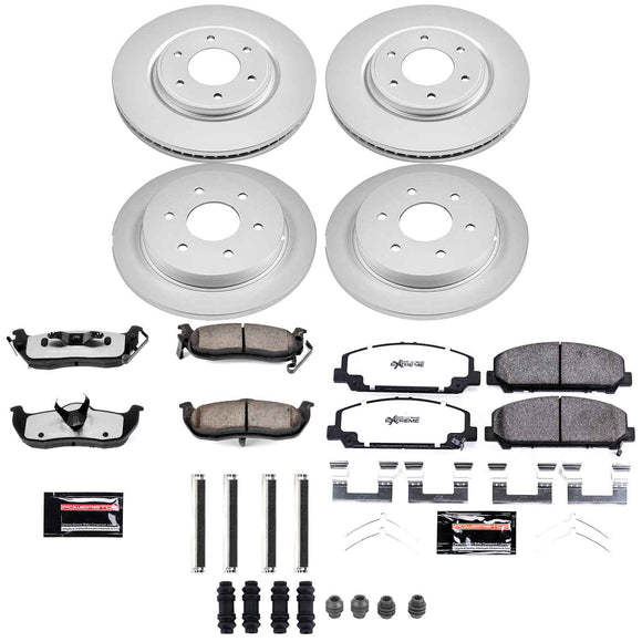 Z36 Truck & Tow Premium Carbon-Fiber Ceramic Brake Pad and Fully Coated Rotor Ki